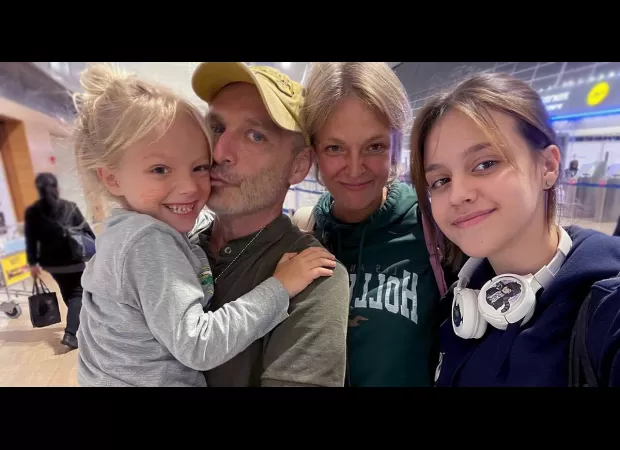 Family from Ukraine forced to flee after war destroys their new home in Israel.