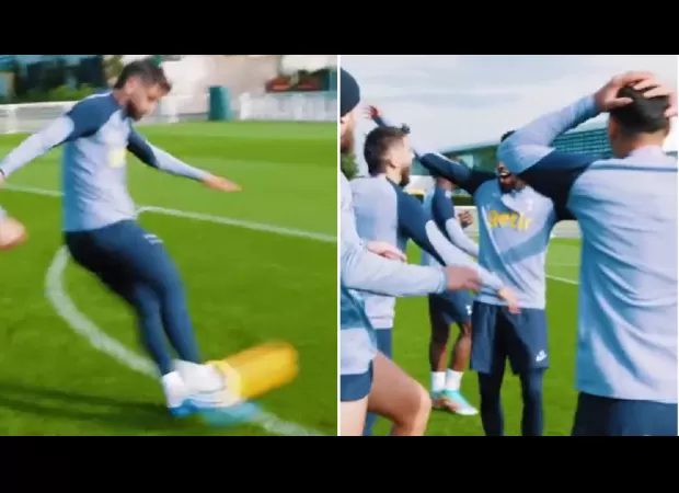 Rodrigo Bentancur scores impressive goal in Tottenham practice as he prepares to come back.