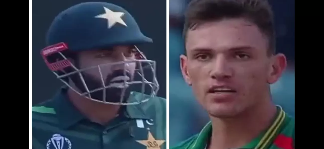 PAK and SA cricket teams involved in heated exchange; watch Mohammad Rizwan and Marco Jansen.