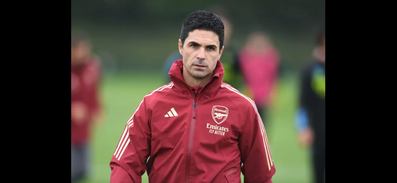 Mikel Arteta is actively trying to reduce his touchline behaviors at Arsenal matches.