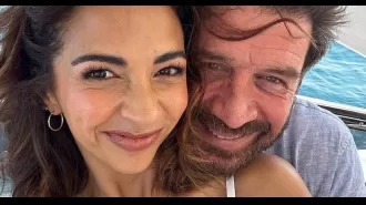 Fiancee of Nick Knowles defends herself against criticism for modeling lingerie, saying 