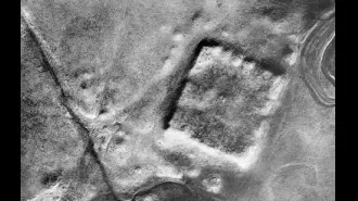 Roman Empire was not as expected according to Cold War spy satellite photos.