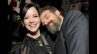 Lily Allen has ended her online connection with her husband, David Harbour.