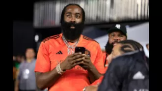 James Harden not allowed to travel with 76ers for away games.