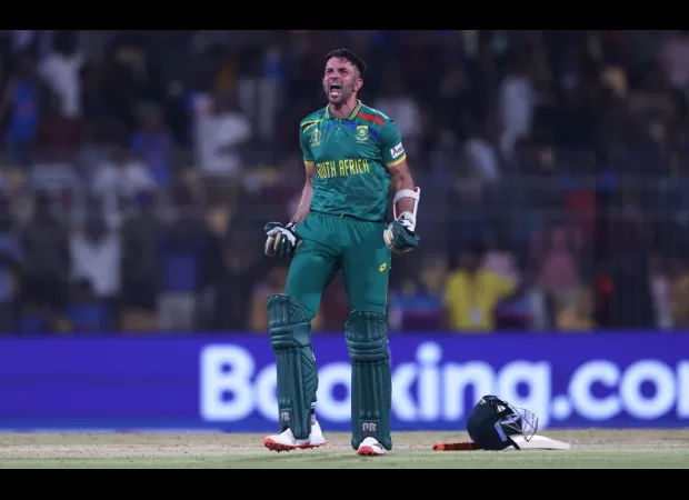 Keshav Maharaj ecstatic after leading South Africa to thrilling win over Pakistan in CWC 2023, exclaiming 