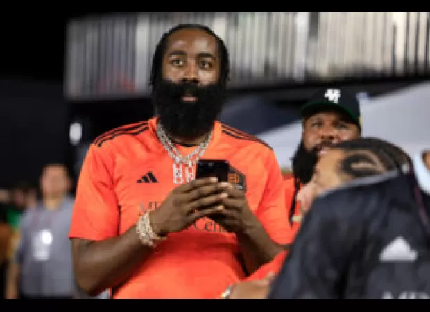 James Harden not allowed to travel with 76ers for away games.