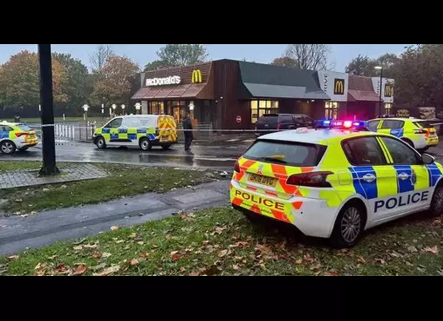 Man, 49, dies after igniting himself in front of McDonald's.