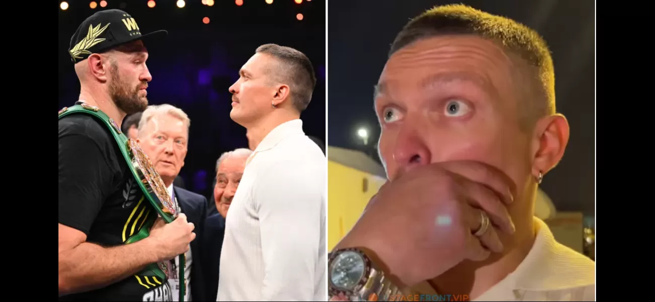 Usyk praises Fury's performance and sets date for their unification fight.