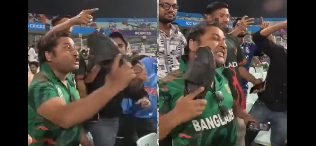 Bangladesh lose 5th match in a row at CWC 2023, enraging fans who lash out at players in anger. Watch video.