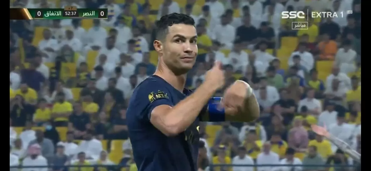 CR7 demands ref be swapped out after angry outburst in Al-Nassr game.