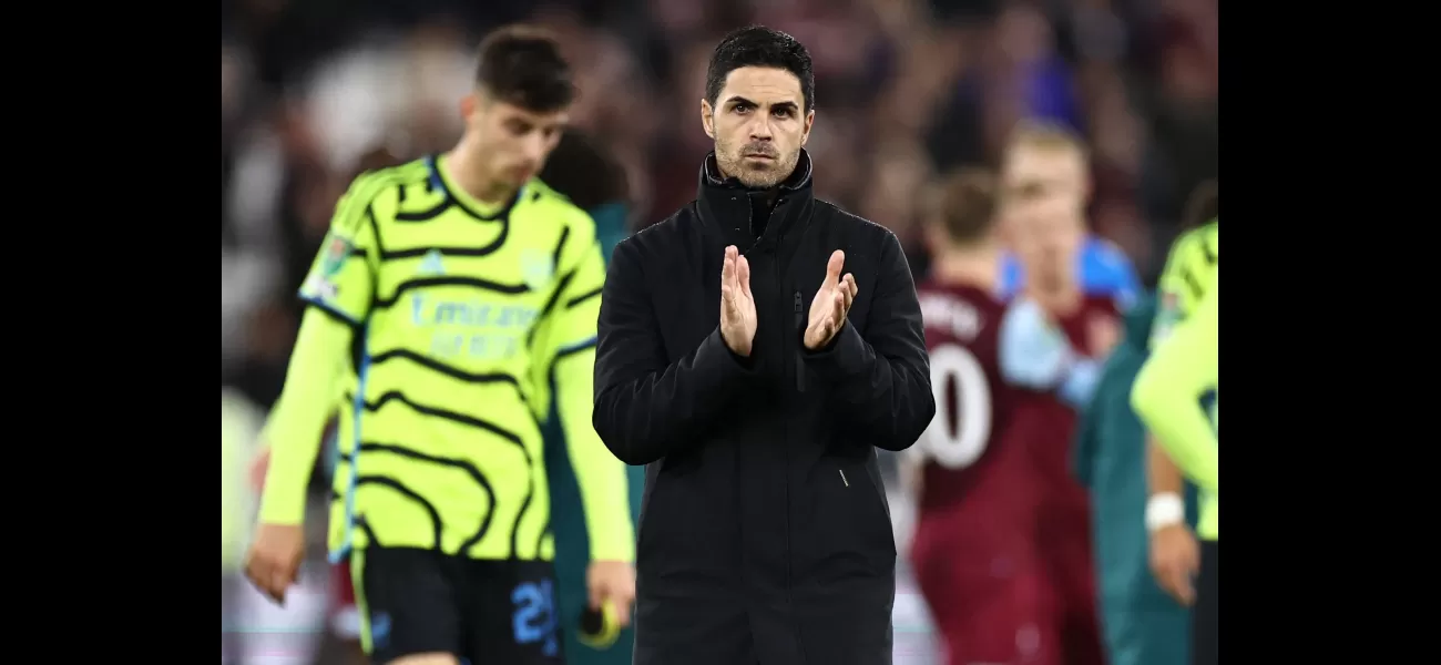 Mikel Arteta says Arsenal players didn't heed warnings before being knocked out of the Carabao Cup.