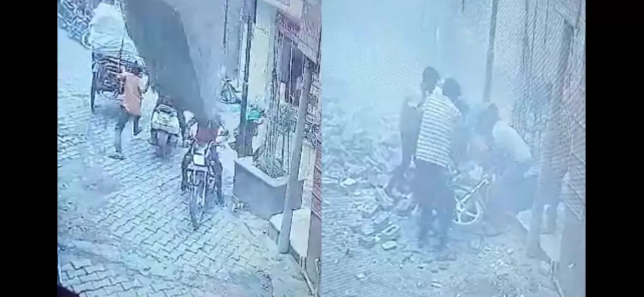 Man dies in Panipat after balcony wall collapses on him; shocking visuals emerge.