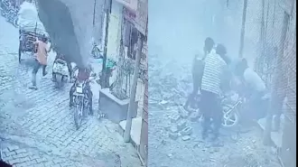 Man dies in Panipat after balcony wall collapses on him; shocking visuals emerge.