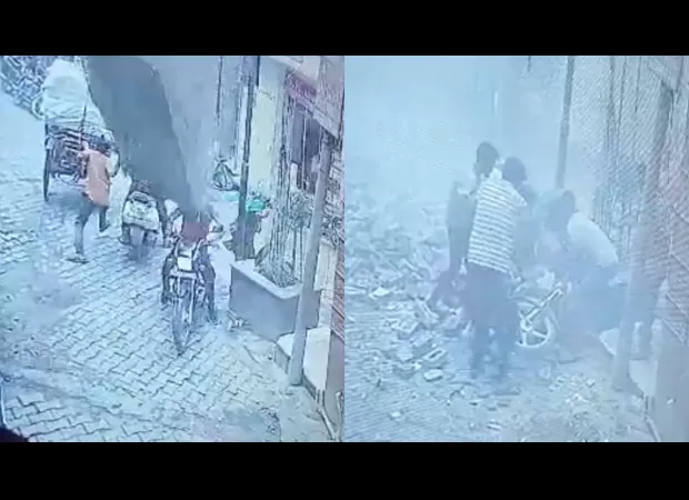 Man dies in Panipat after balcony wall collapses on him; shocking visuals emerge.