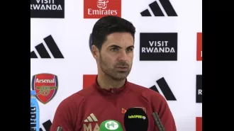 Arteta expresses disappointment at White's exclusion from England squad.