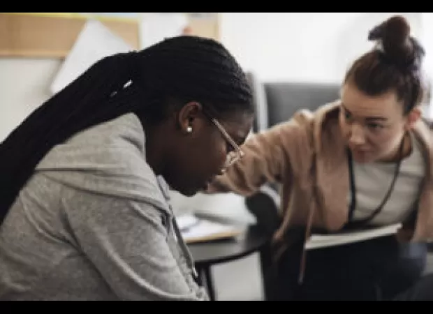 Dr. Harris recalls her high school counselor's discouraging response to her college aspirations.