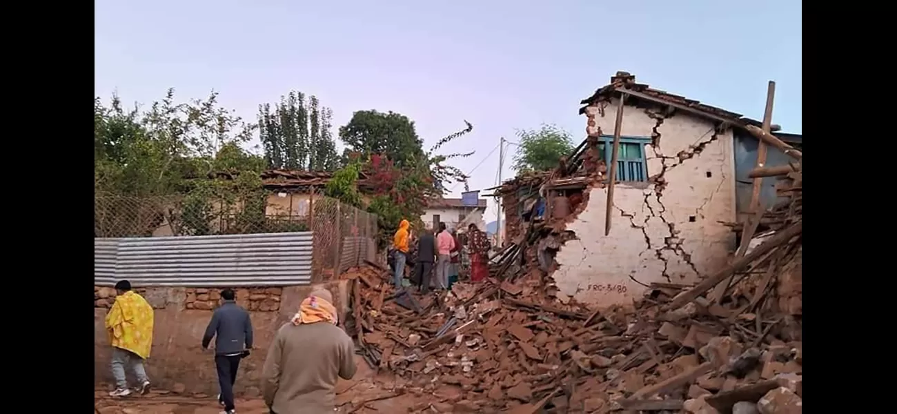 At least 132 people have died following a strong earthquake in Nepal.