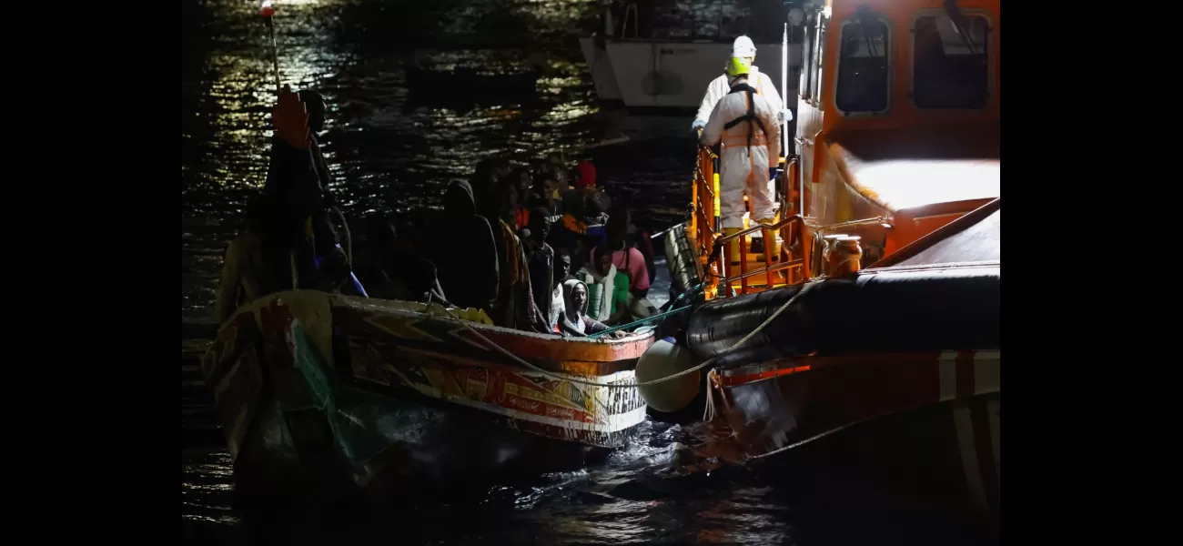 Migrants rescued from sea near Canary Isles, 4 dead.