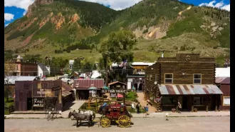 A cowboy ghost town on sale for the same cost as a house in London.