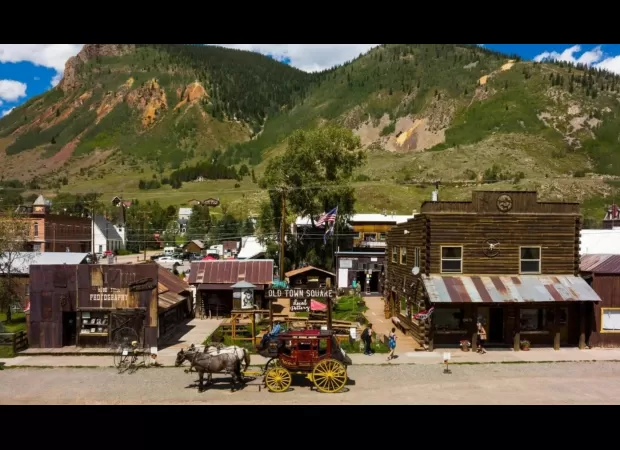 A cowboy ghost town on sale for the same cost as a house in London.