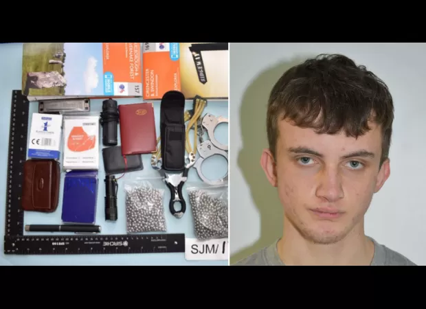 Teen white supremacist jailed for sharing terror documents after reading Mein Kampf.