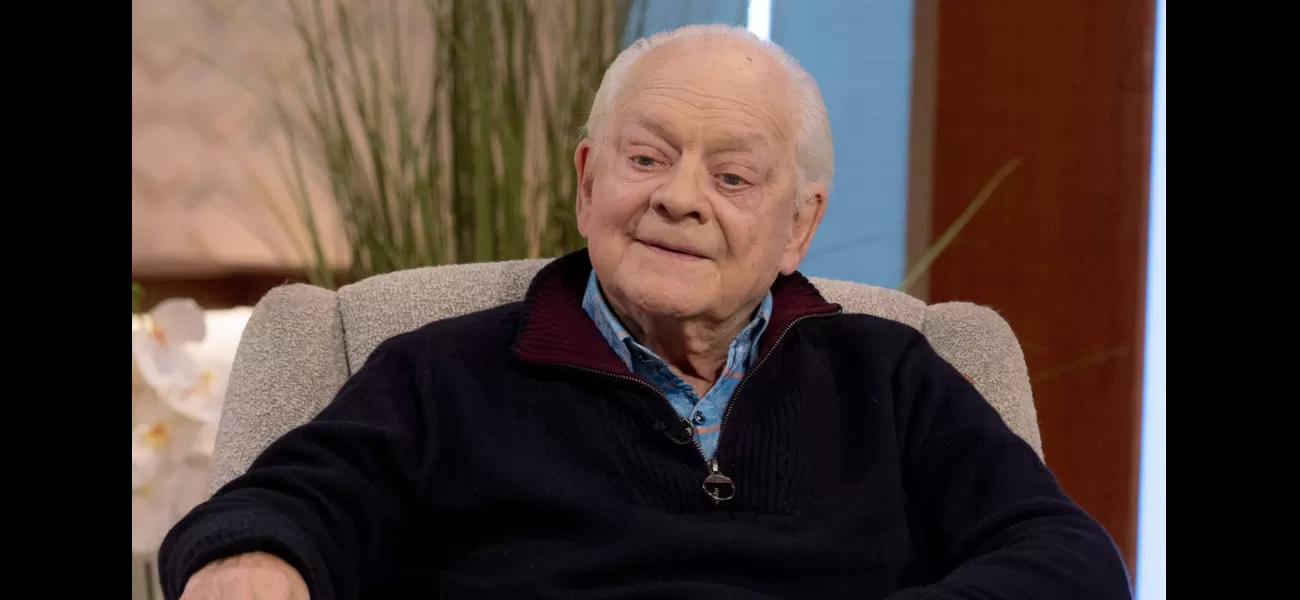 Sir David Jason, 83, throws his crutches away after having a bionic body part implanted.