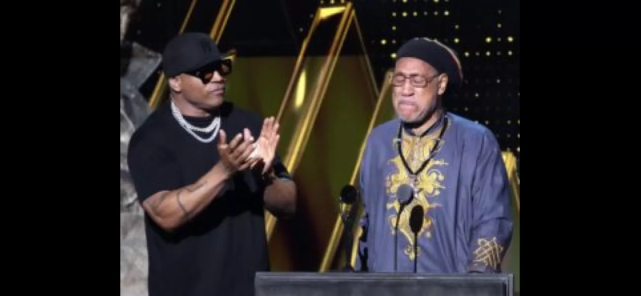 DJ Kool Herc was moved to tears as LL Cool J inducted him into the Rock & Roll Hall of Fame.