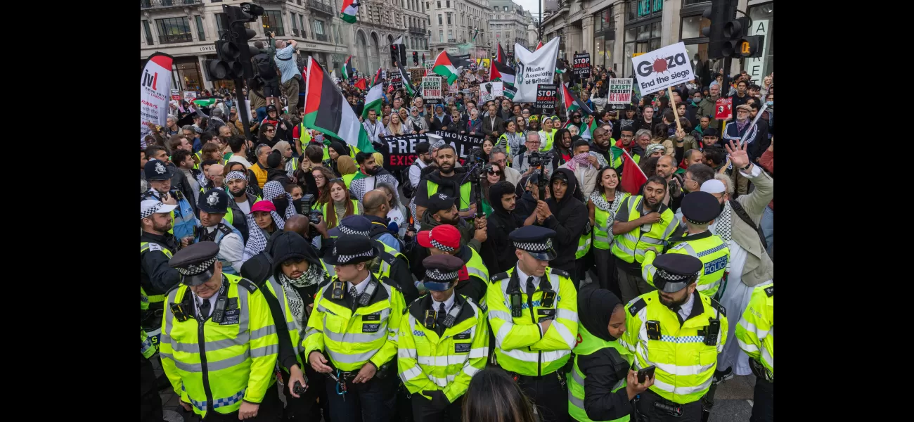 Met Police Chief says no law prevents pro-Palestine march on Remembrance Day.