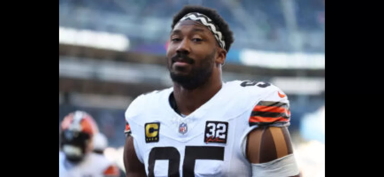 Myles Garrett has become a brand ambassador and equity partner of Mark Wahlberg's sports company.