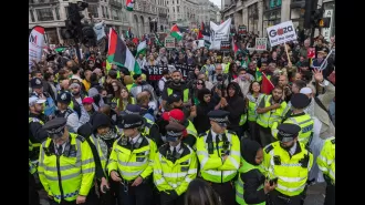 Met Police Chief says no law prevents pro-Palestine march on Remembrance Day.