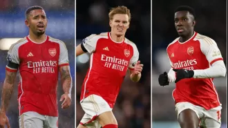Arsenal could face Sevilla without Gabriel, Nketiah and Odegaard.