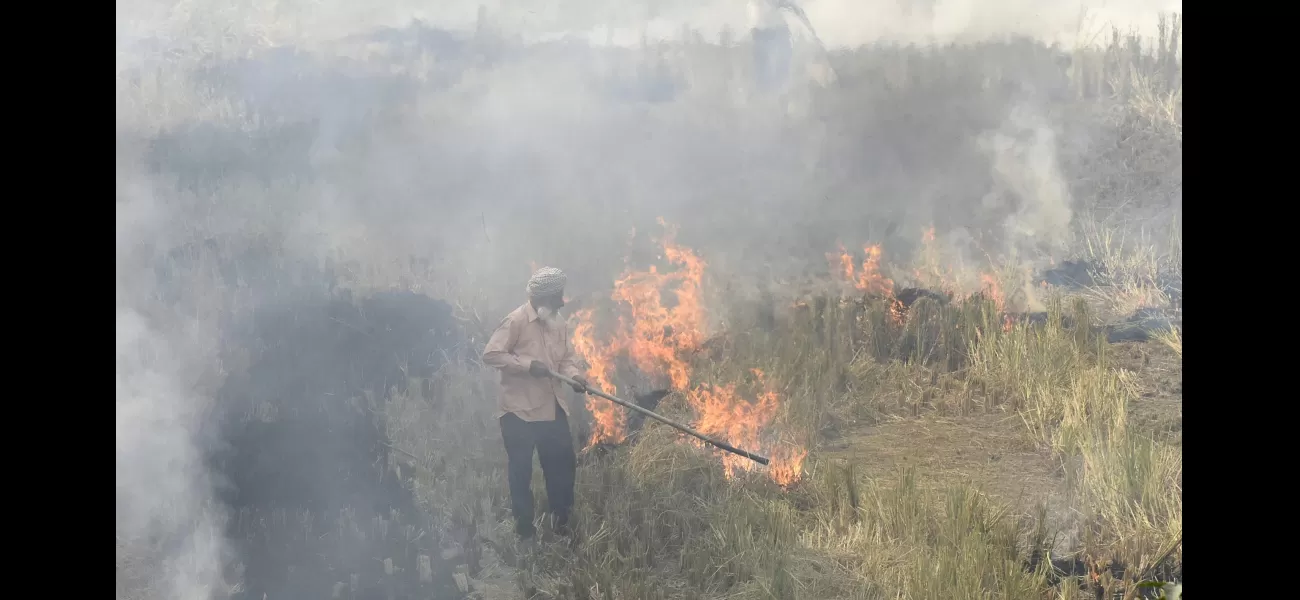 Punjab cracks down on farm fires as they continue to burn without control.