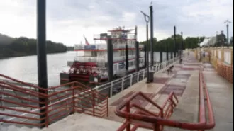 Former co-captain charged with assault months after video of riverboat beatdown went viral.