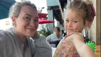 Hilary Duff's daughter got her an R-rated birthday card as a surprise.