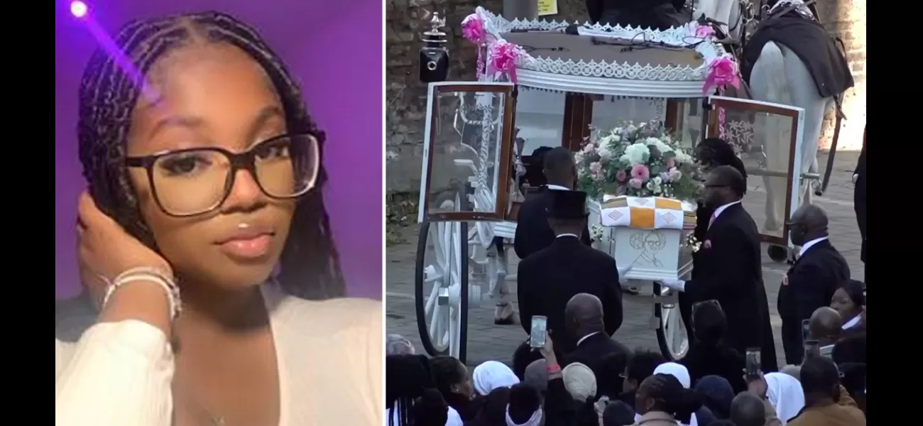 Family and friends come together to mourn the death of Elianne Andam, a young girl tragically killed.