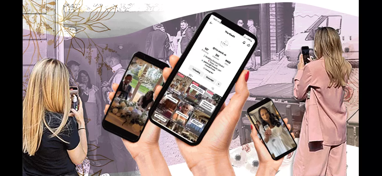 Brides pay £700 for me to manage their wedding on Instagram & TikTok; it's a big job.