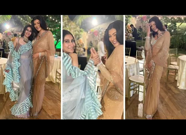 Sushmita Sen celebrated Diwali with her daughter Renee and partner Rohman Shawl, sharing candid photos.