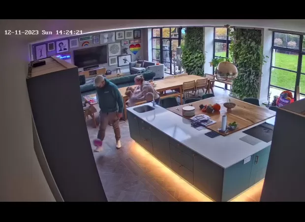 Must-see CCTV footage of Jason Manford's shocking experience.