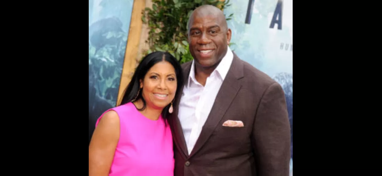 Magic and Cookie Johnson support Sneaker Ball which raised $350K for scholarships for Black and Brown students.