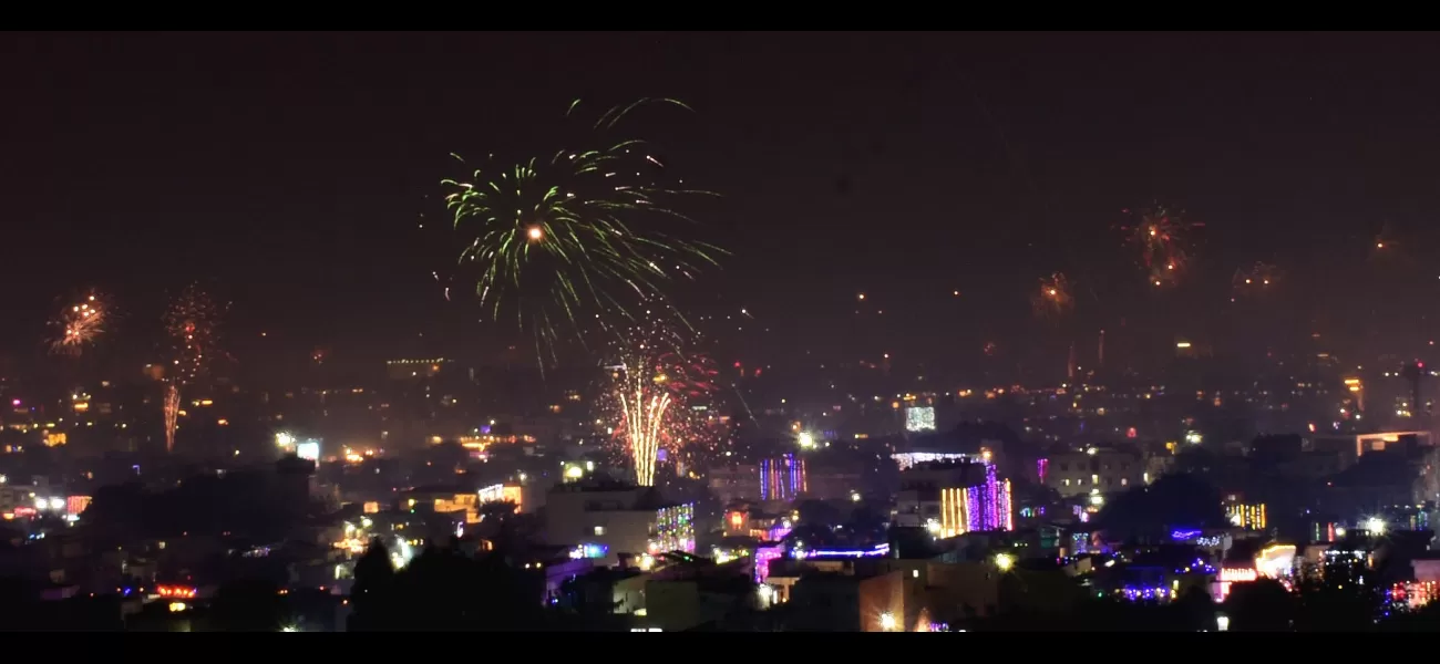 Noisy crackers in the night cause high air pollution levels (AQI): environmentalists warn.