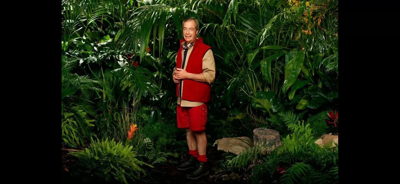 Nigel Farage hopes he can be victorious on I'm A Celebrity.