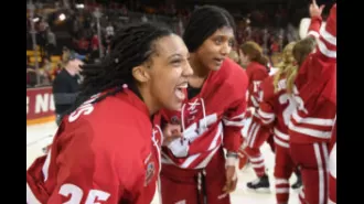 Laila Edwards becomes the first Black woman to join the U.S. National Hockey Team.
