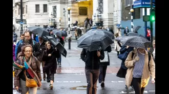 Wind warnings issued as Storm Debi moves across the UK causing strong winds.