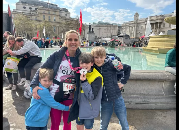 We're a fitness-loving family who all exercise daily.