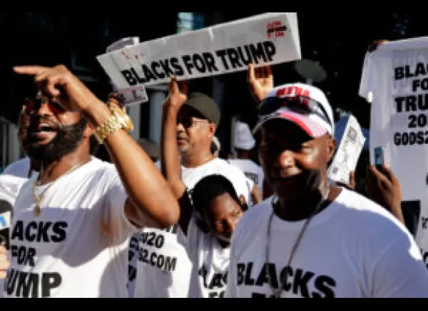 Mark Fisher, a leader of the Black Lives Matter movement, supports Donald Trump's re-election.
