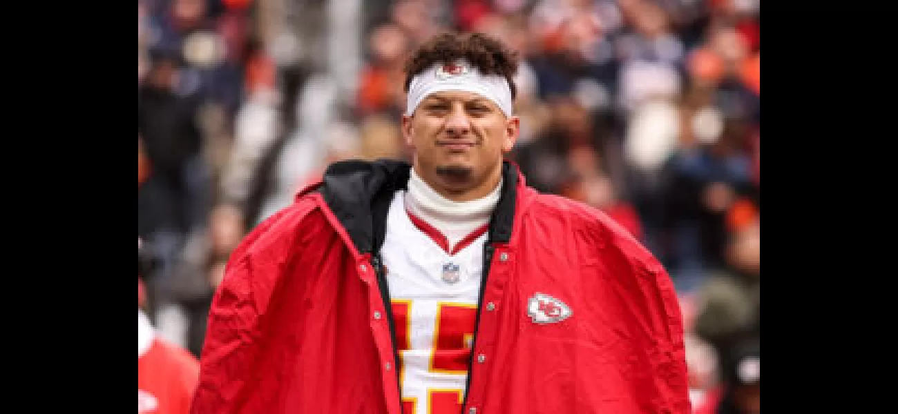 Patrick Mahomes wears the same red underwear throughout the NFL season.