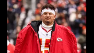 Patrick Mahomes wears the same red underwear throughout the NFL season.