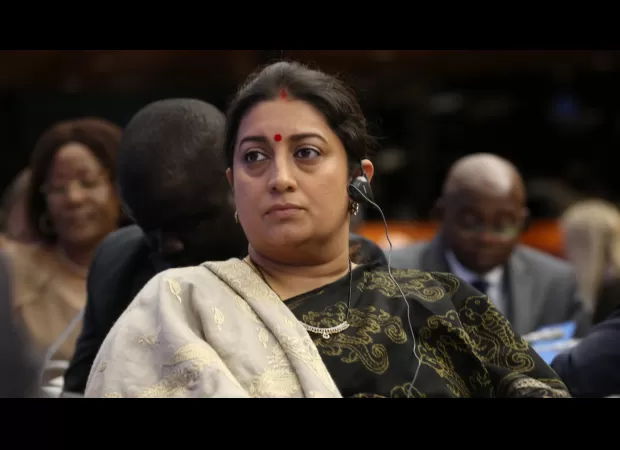 Smriti Irani's radio show 'Nahi Soch, Nahi Kahani' airs on All India Radio (Aakashvani) in New Delhi.