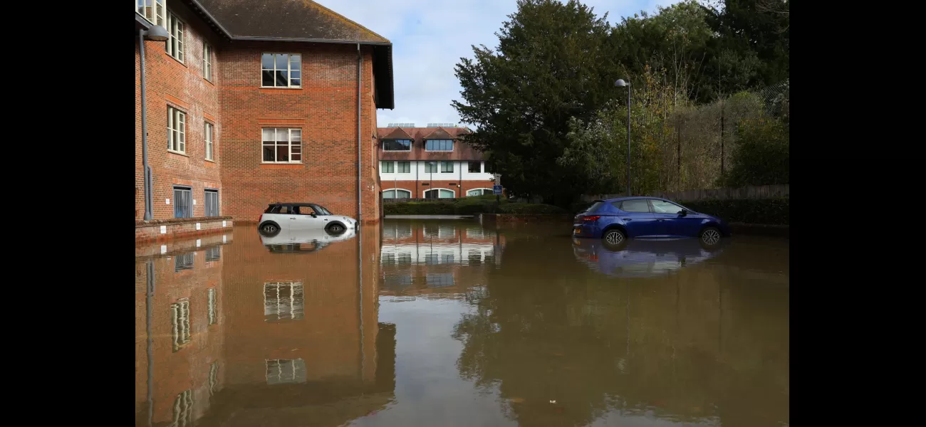 UK warned of heavy rain, possible flooding in some areas.