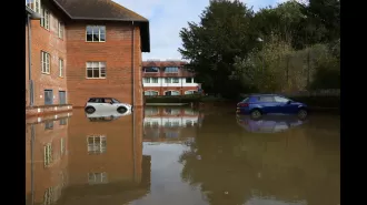 UK warned of heavy rain, possible flooding in some areas.
